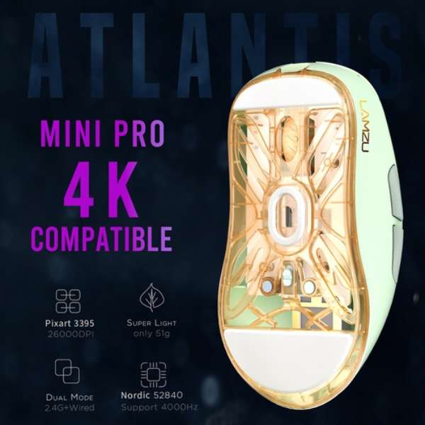 Q[~O}EX Atlantis Mini Pro (4K Compatible) }b`O[ LAMZU-00004-MGRN [w /L^(CX) /6{^ /USB]_6
