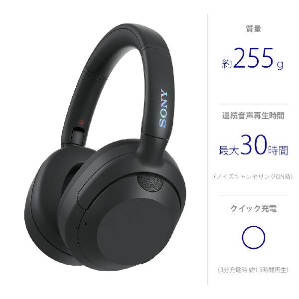蓝牙头戴式耳机ULT WEAR黑色WH-ULT900NB[支持噪音撤销的/Bluetooth对应]_15
