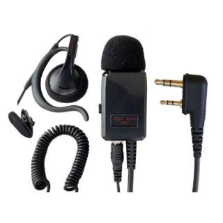 供支持入耳式耳机麦克风ICOM的L型2大头针使用的耳朵赊帐型PRO规格FIELDGEAR FGPRO-IL