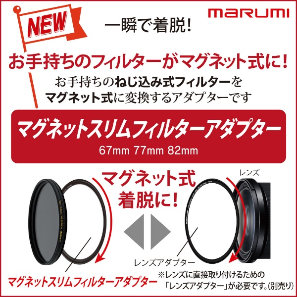 【格安超特価】MARUMI / NDフィルター / 77mm / マグネット式 その他