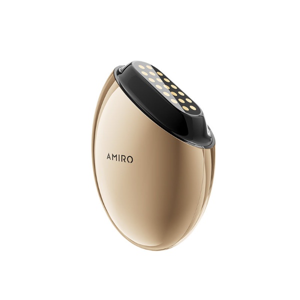 AMIRO S1 RF美顔器 ゴールド 19個のRFヘッド 真皮層 約3.5mm モード2 