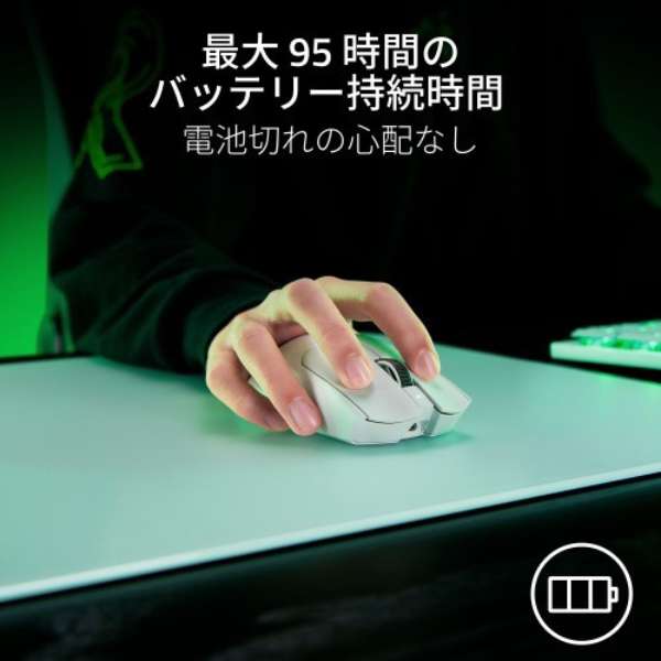 gemingumausu Viper V3 Pro(White Edition)RZ01-05120200-R3A1[光学式/有线/无线电(无线)按钮/6/USB]_12]