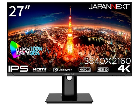 PCモニター JN-IPS2710UHDR-HSP [27型 /4K(3840×2160） /ワイド] JAPANNEXT｜ジャパンネクスト 通販 |  ビックカメラ.com