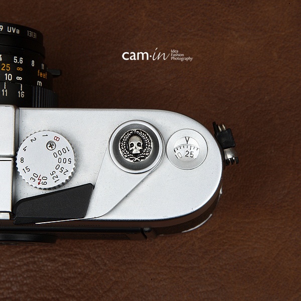 カムイン cam-in ソフトシャッターボタン | レリーズボタン 創作型 オレンジの花 - CAM9117