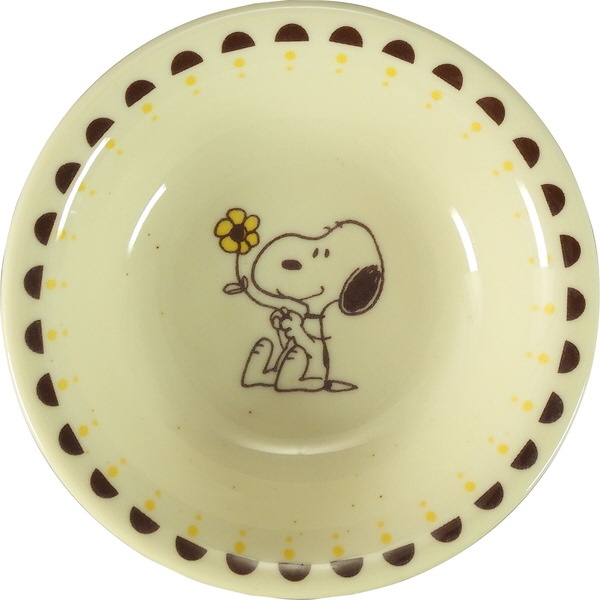 PEANUTS （ピーナッツ） 「Vintage ヴィンテージ」 スヌーピー フルーツ皿 サラダボウル 深皿 直径14cm×深さ3cm イエロー  山加商店｜yamaka 通販 | ビックカメラ.com