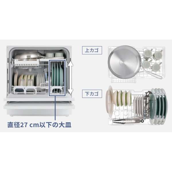 供洗碗机白NP-TZ500-W[5个人使用的]_14