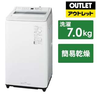 [奥特莱斯商品] 全自动洗衣机FA系列白NA-FA7H2-W[在洗衣7.0kg/干燥7.0kg/简易干燥(送风功能)/上开][生产完毕物品]