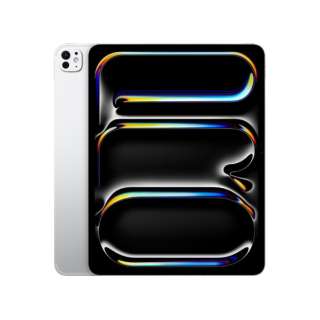 [无SIM] 只13英寸iPad Pro(M4)Apple M4 10核心ＣＰＵ 10核心GPU 13型Wi-Fi+Cellular型号eSIM库存：1TB Nano-texture玻璃搭载MWT03JA银