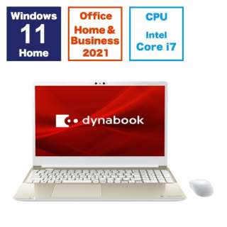 m[gp\R dynabook C7 TeS[h P2C7XBEG [15.6^ /Windows11 Home /intel Core i7 /F16GB /SSDF512GB /Office HomeandBusiness /2024Năf]