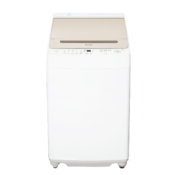全自動洗濯機 ゴールド系 ES-GV9E-N [洗濯9.0kg /乾燥機能無 /上開き ...
