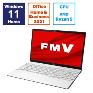 m[gp\R FMV LIFEBOOK AH450/J v~AzCg FMVA450JW [15.6^ /Windows11 Home /AMD Ryzen 5 /F8GB /SSDF256GB /Office HomeandBusiness /2024N5f]