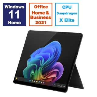 Surface Pro(11) L@EL ubN [13.0^ /Windows11 Home /Snapdragon X Elite /F16GB /SSDF512GB /Office HomeandBusiness /2024N6f] yyEL[{[hʔz