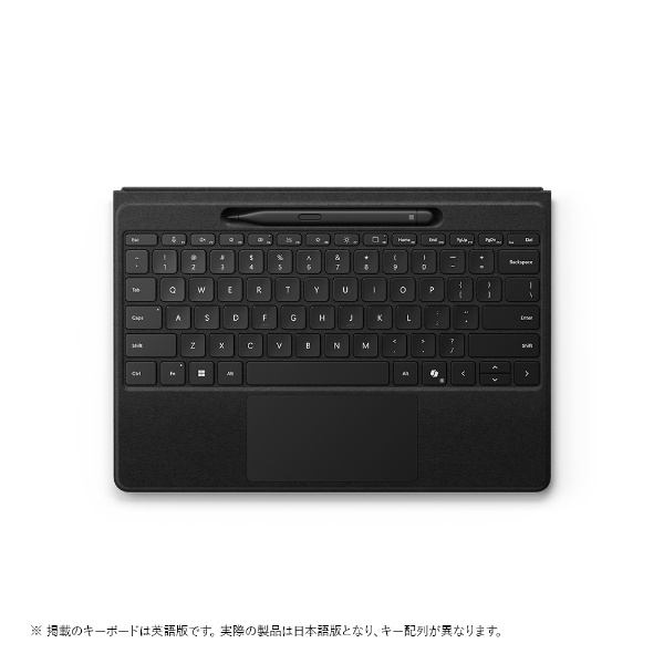 純正】 Surface Pro X Signature キーボード スリム ペン付き ブラック 