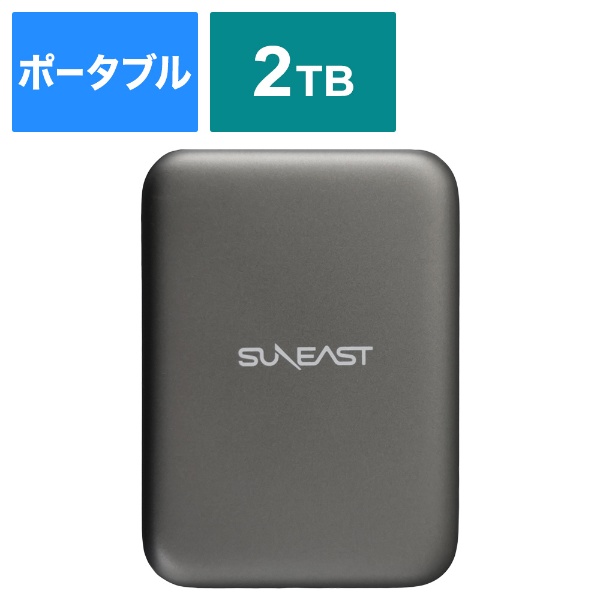 SUNEAST Pita Portable SSD 1TB 外付け USB TypeC ポータブルSSD Apple 善 ProRes Log撮影