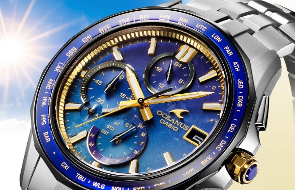 Bluetooth搭載ソーラー電波時計】OCEANUS（オシアナス）CASIO WATCH 50TH ANNIVERSARY ブルー  OCW-S7000SS-2AJR CASIO｜カシオ 通販 | ビックカメラ.com