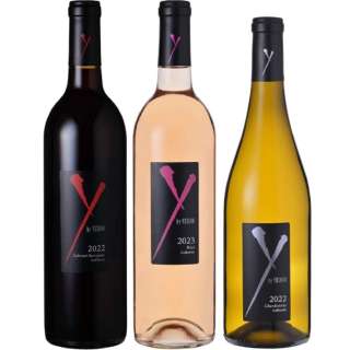 喝Y by YOSHIKI(Ｙ·经由·yoshiki)加利福尼亚红、白、玫瑰，比较3部750ml[葡萄酒安排] ※被7月12日以后依次发货
