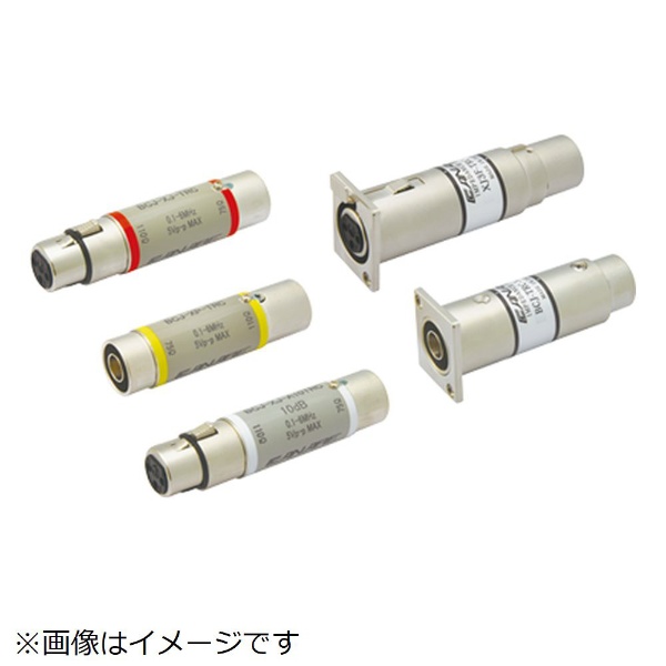 110Ω-75Ωインピーダンス変換器 1個 パネル取付フランジタイプ BNC（メス）- XLR3 ピン（メス） BCJ-TRC-XP3F