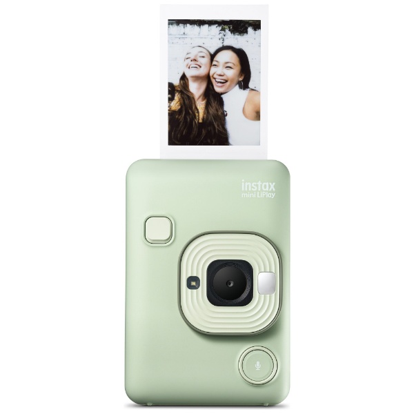 ハイブリッドインスタントカメラ 『チェキ』 instax mini LiPlay マッチャグリーン 富士フイルム｜FUJIFILM 通販 |  ビックカメラ.com