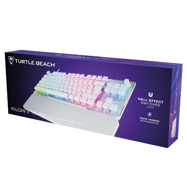 ゲーミングキーボード＋リストレスト Vulcan II TKL Pro ホワイト TBK-2002-14-JP [有線 /USB] TURTLE  BEACH｜タートルビーチ 通販 | ビックカメラ.com