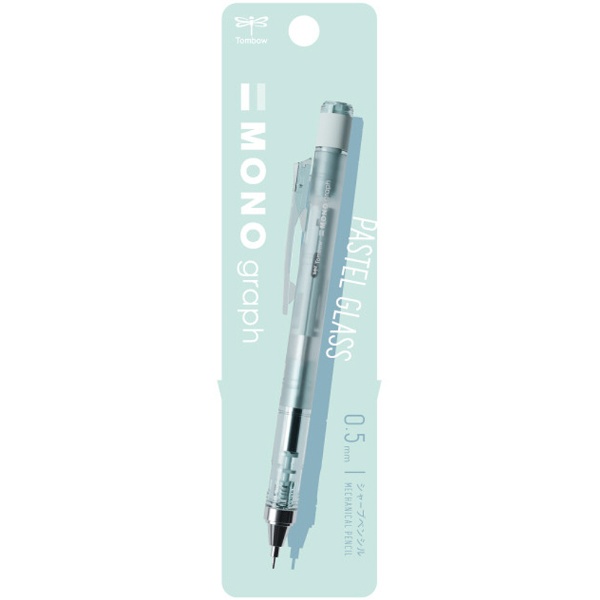 限定】シャープペンシル 0.5mm MONO graph(モノグラフ) グラスブルー DPA-149A [0.5mm] トンボ鉛筆｜Tombow 通販  | ビックカメラ.com