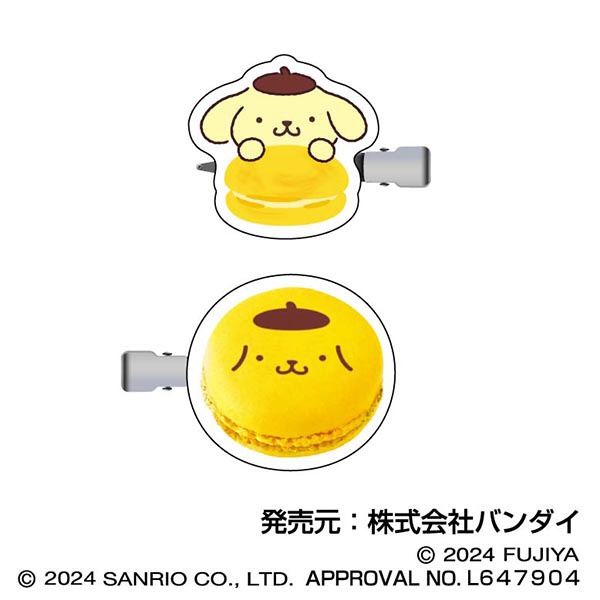 サンリオキャラクターズマカロン ヘアクリップ05 ポムポムプリン（再販） BANDAI｜バンダイ 通販 | ビックカメラ.com