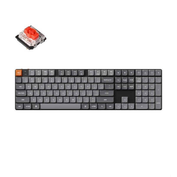 キーボード K1 赤軸(英語配列) K1-104-RGB-Red-US [有線・ワイヤレス /Bluetooth・USB] Keychron｜キークロン  通販 | ビックカメラ.com