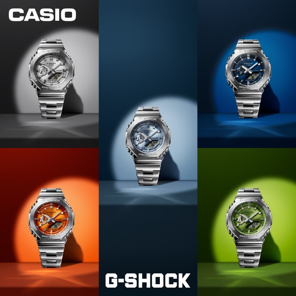 G-SHOCK（Gショック）GM-2100シリーズ メタルバンドモデル GM2110D オレンジ GM-2110D-4AJF CASIO｜カシオ 通販  | ビックカメラ.com