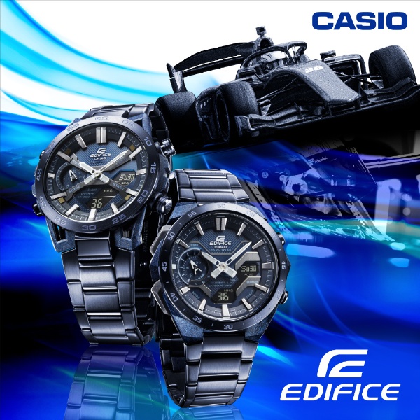 Bluetooth搭載ソーラー時計】EDIFICE（エディフィス）COOL BLUE EDITION ブルー ECB-2200YCB-2AJF  CASIO｜カシオ 通販 | ビックカメラ.com