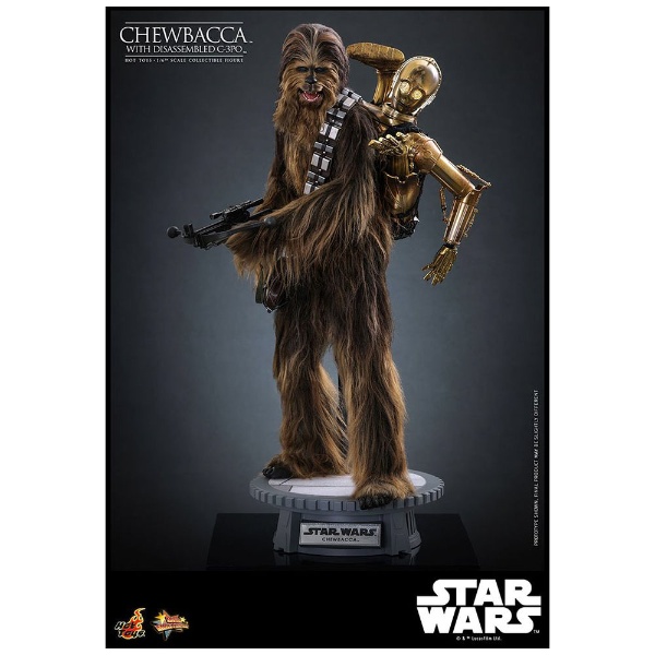 1/6 ムービー・マスターピース スター・ウォーズ エピソード5/帝国の逆襲 チューバッカ＆C-3PO（分解） 【発売日以降のお届け】