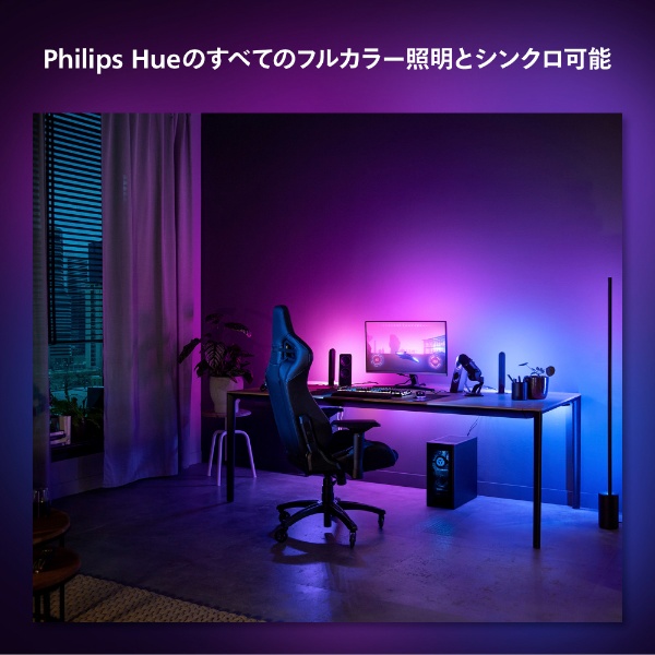 Philips Hue Play グラデーションライトリボン PC 24-27インチ専用 PHPC24 PHILIPS｜フィリップス 通販 |  ビックカメラ.com