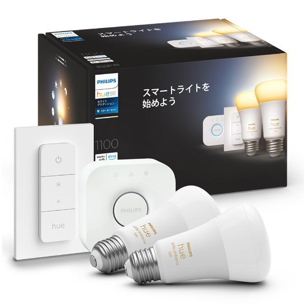 PLH03CS LED電球 Hue（ヒュー）スターターセット [3個] PHILIPS｜フィリップス 通販 | ビックカメラ.com