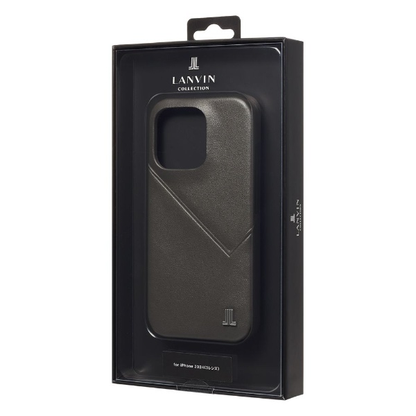 LANVIN COLLECTION - Slim Wrap Case for iPhone 16 Pro （6.3インチ） ［ Gray ］ Gray  LCGRYWPIP2463P ランバン｜LANVIN 通販 | ビックカメラ.com