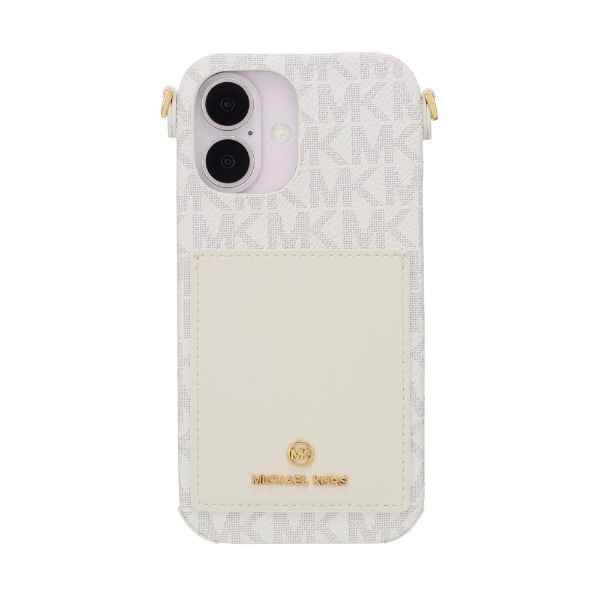 MICHAEL KORS - Wrap Case Pocket with Strap for iPhone 16 （6.1インチ） ［ Vanilla  ］ Vanilla MKWSVNLPWIP2461 マイケルコース｜MICHAEL KORS 通販 | ビックカメラ.com