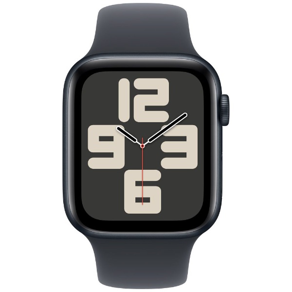 Apple Watch SE（GPSモデル）- 44mmミッドナイトアルミニウムケースとミッドナイトスポーツバンド - S/M MXEJ3J/A  Apple｜アップル 通販 | ビックカメラ.com