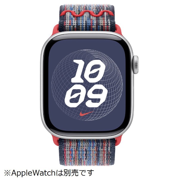 40mmケース用ブルー/レッドNikeスポーツループ MC1J4FE/A Apple｜アップル 通販 | ビックカメラ.com