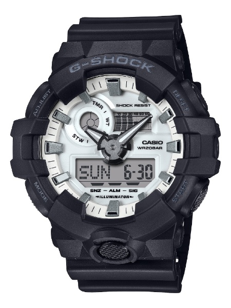 G-SHOCK（Gショック）Black and brilliant whiteシリーズ ブラック GA-700WD-1AJF CASIO｜カシオ 通販  | ビックカメラ.com