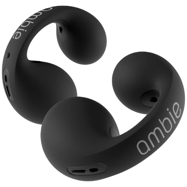 完全ワイヤレスイヤホン sound earcuffs Black×Black AM-TW02/BBC [ワイヤレス(左右分離)  /Bluetooth対応] AMBIE｜アンビー 通販 | ビックカメラ.com