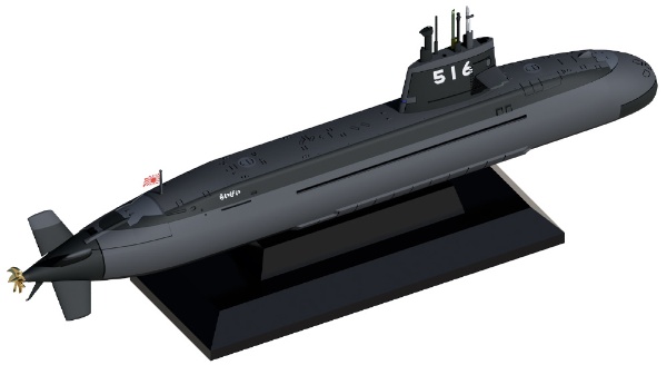 1/700 海上自衛隊 潜水艦 SS-516 らいげい（2隻入り） 【発売日以降のお届け】 ピットロード｜PIT-ROAD 通販 |  ビックカメラ.com