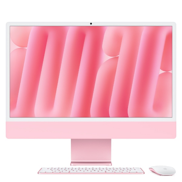 24インチiMac M4 （8コアCPU/8コアGPU） ピンク MWUG3J/A [23.5型 /Apple M4 /メモリ16GB  /SSD256GB /2024年10月モデル] Apple｜アップル 通販 | ビックカメラ.com