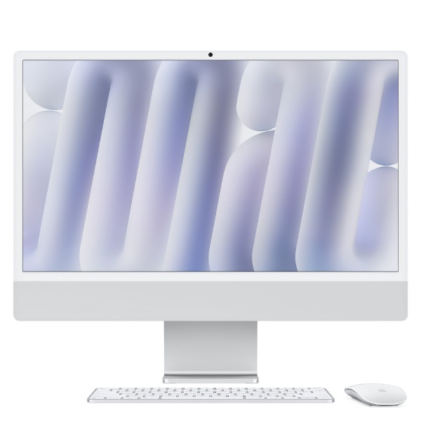 24インチiMac M4 Nano-textureガラス （10コアCPU/10コアGPU） シルバー MD3H4J/A [23.5型 /Apple  M4 /メモリ16GB /SSD256GB /2024年10月モデル] Apple｜アップル 通販 | ビックカメラ.com