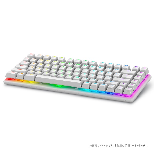 ロープロファイル RGB ゲーミングキーボード(英語配列) ルナライト ALIENWARE シルバーホワイト AW510K-L [有線 /USB]  DELL｜デル 通販 | ビックカメラ.com