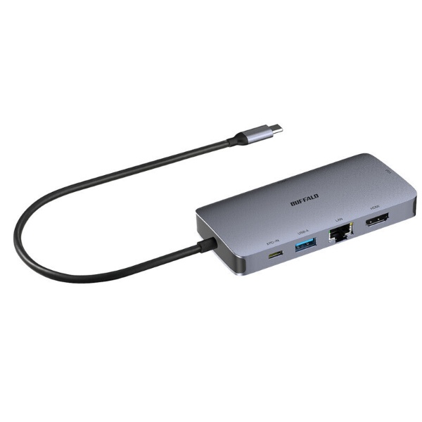 USB-C オス→メス HDMI / LAN / USB-A / USB-Cｘ2］ USB PD対応 100W ドッキングステーション ブラック LUD -U3-CGHDBK [USB Power Delivery対応] BUFFALO｜バッファロー 通販 | ビックカメラ.com