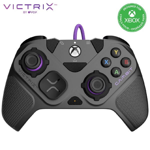 Victrix Gambit Prime Wired Controller XB 049006GY 【Xbox Series X S/Xbox  One/PC】 Victrix｜ビクトリクス 通販 | ビックカメラ.com