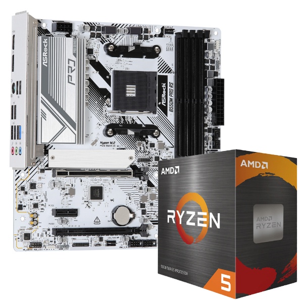 CPU〕AMD Ryzen5 5600X +〔MB〕ASROCK B550MPRORS〔MicroATX/AM4〕 【お買い得セット】 AMD｜エーエムディー  通販 | ビックカメラ.com