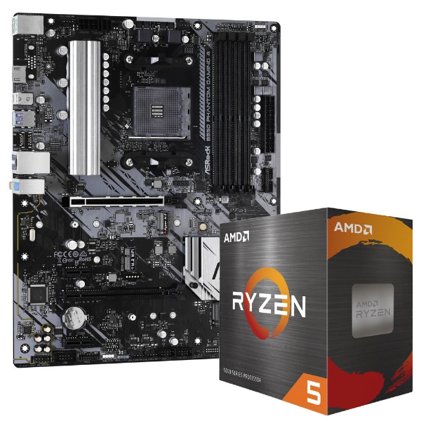 CPU〕AMD Ryzen5 5600X +〔MB〕ASROCK B550PHANTOMGAMING4〔ATX /AM4〕 【お買い得セット】 AMD｜エーエムディー  通販 | ビックカメラ.com