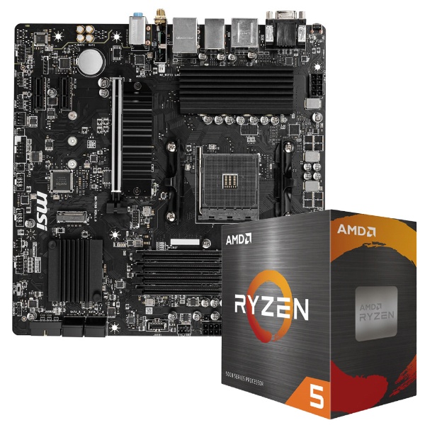 CPU〕AMD Ryzen5 5600X +〔MB〕MSI B550MPROVDHWIFI〔MicroATX/AM4〕 【お買い得セット】 AMD｜エーエムディー  通販 | ビックカメラ.com