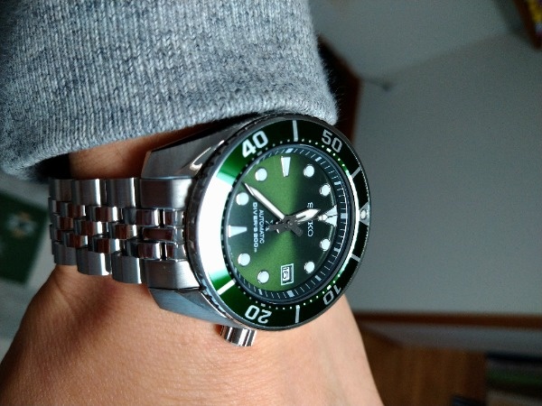 タイコノート装着◎ SEIKO PROSPEX SBDC081 グリーン スモウ 腕時計 