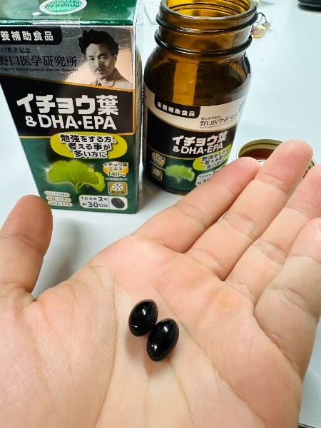 イチョウ葉＆DHA・EPA 60粒（約30日分）【栄養補助食品】 野口医学研究 